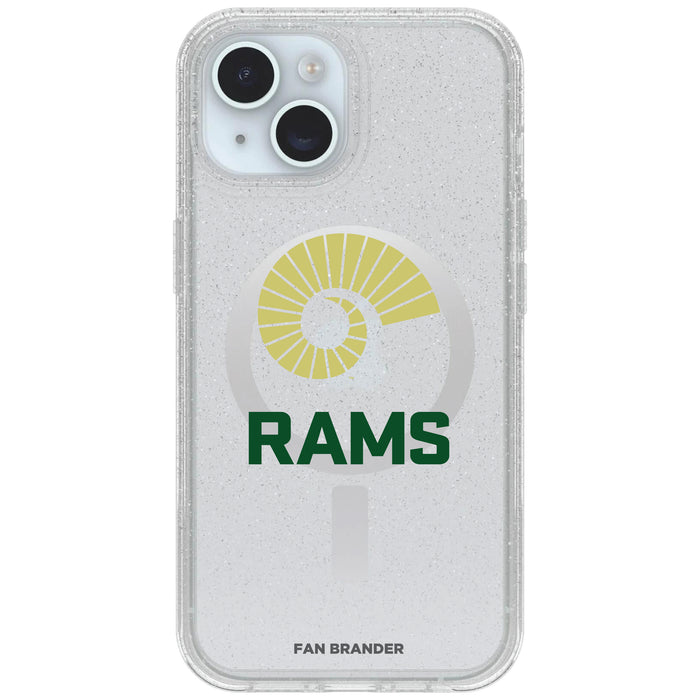 Clear OtterBox Phone case with Colorado State Rams Logos