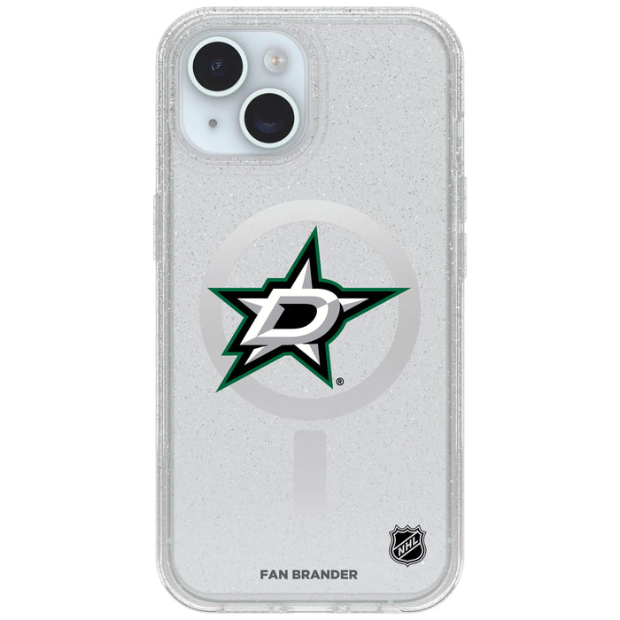 Clear OtterBox Phone case with Dallas Stars Logos