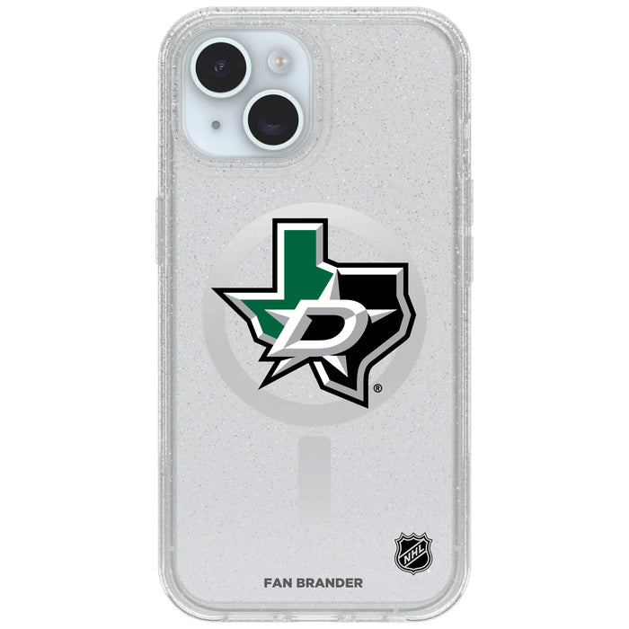 Clear OtterBox Phone case with Dallas Stars Logos