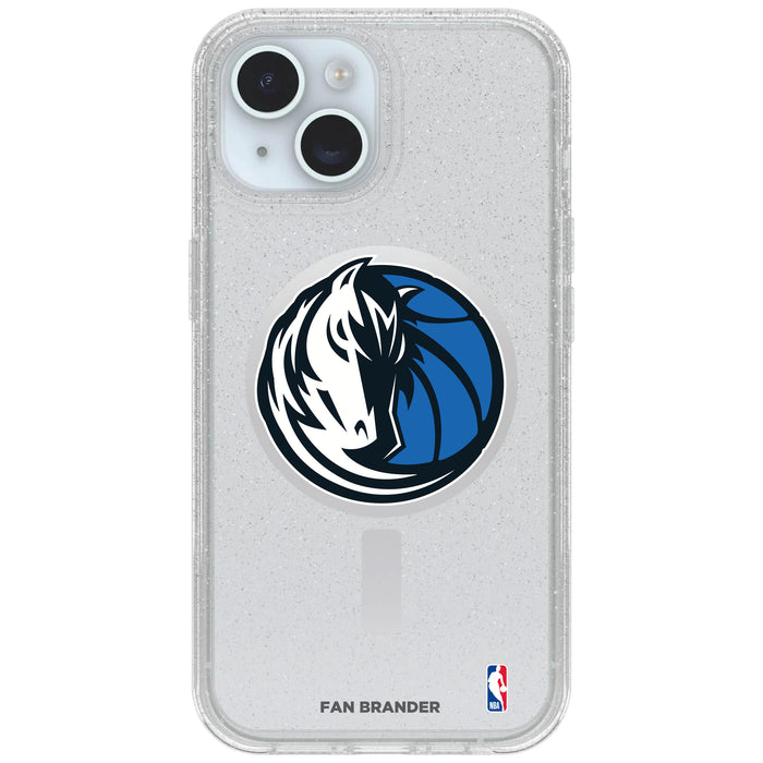 Clear OtterBox Phone case with Dallas Mavericks Logos