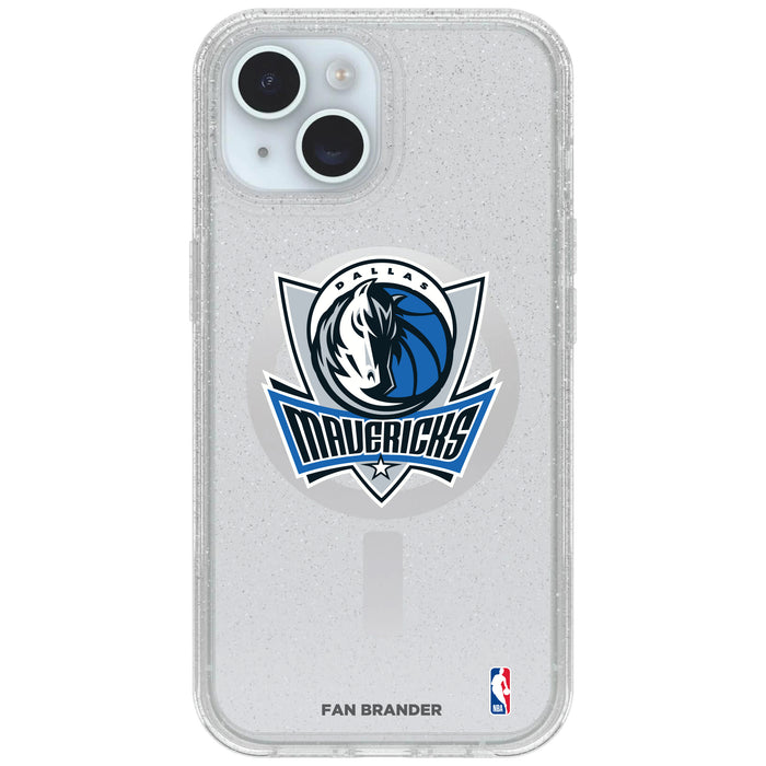 Clear OtterBox Phone case with Dallas Mavericks Logos