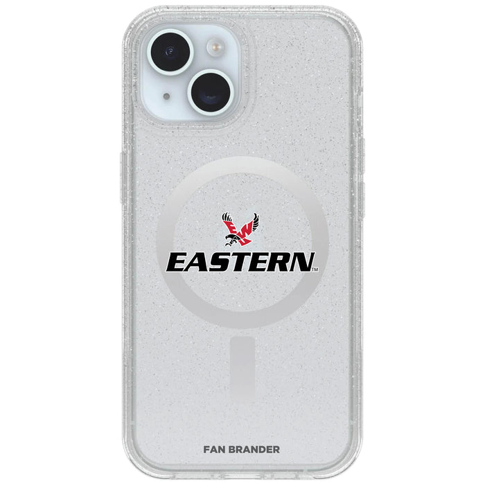 Clear OtterBox Phone case with Eastern Washington Eagles Logos