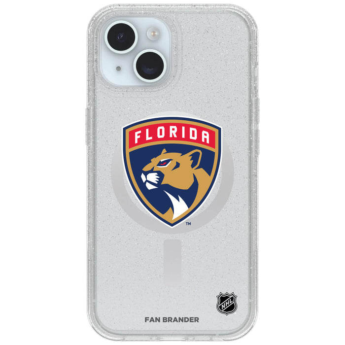 Clear OtterBox Phone case with Florida Panthers Logos