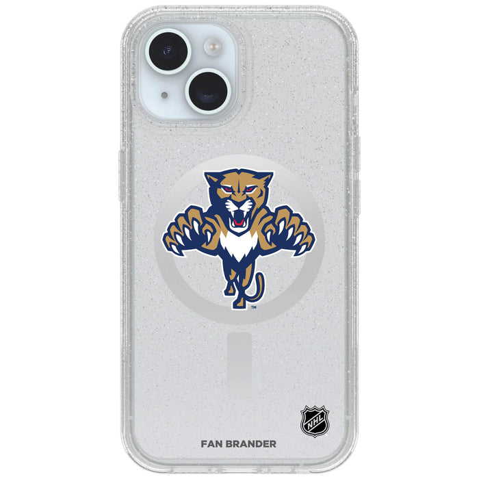 Clear OtterBox Phone case with Florida Panthers Logos