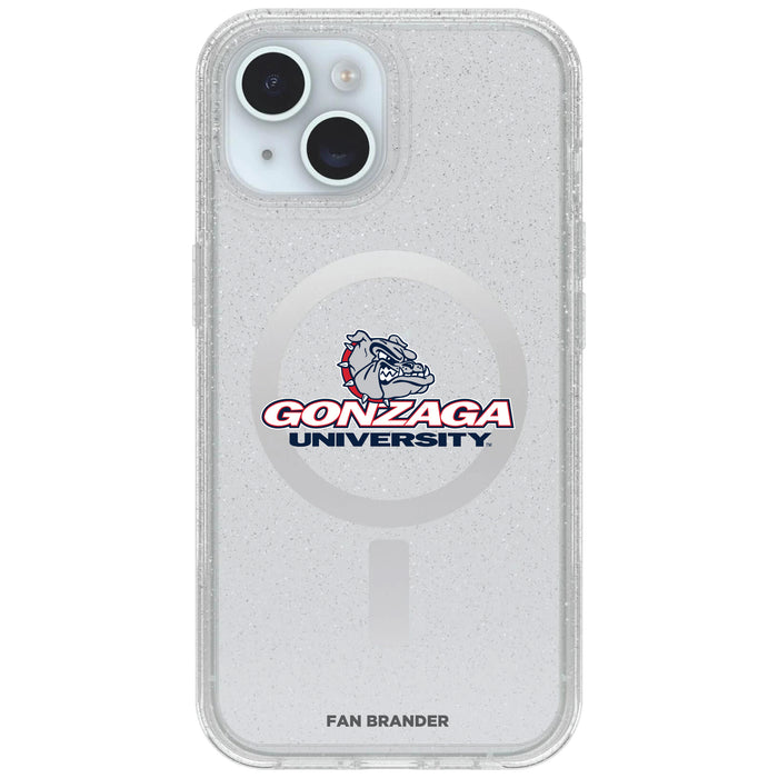Clear OtterBox Phone case with Gonzaga Bulldogs Logos