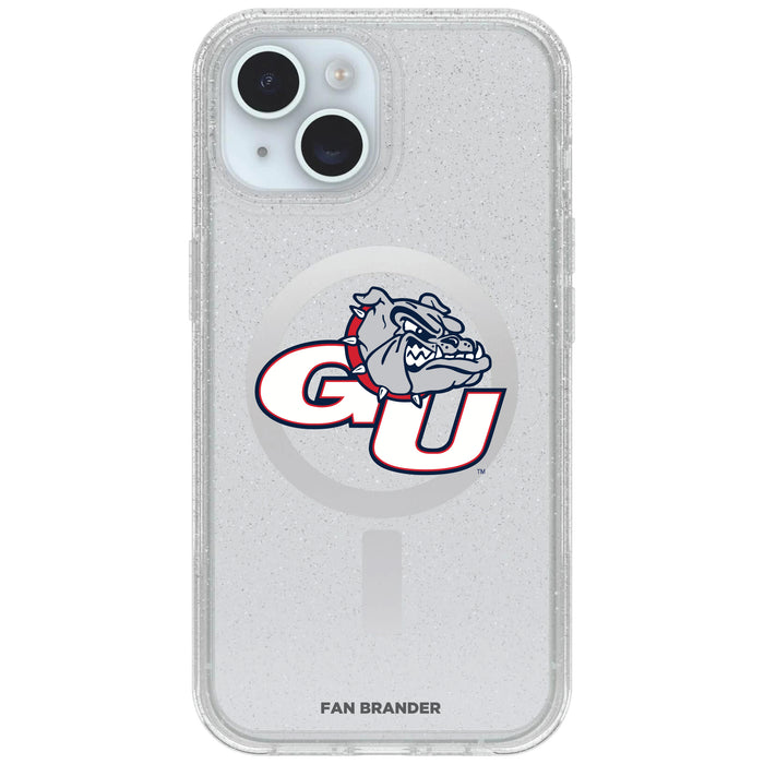 Clear OtterBox Phone case with Gonzaga Bulldogs Logos