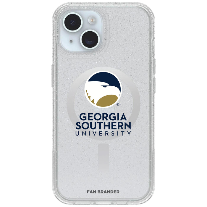 Clear OtterBox Phone case with Georgia Southern Eagles Logos