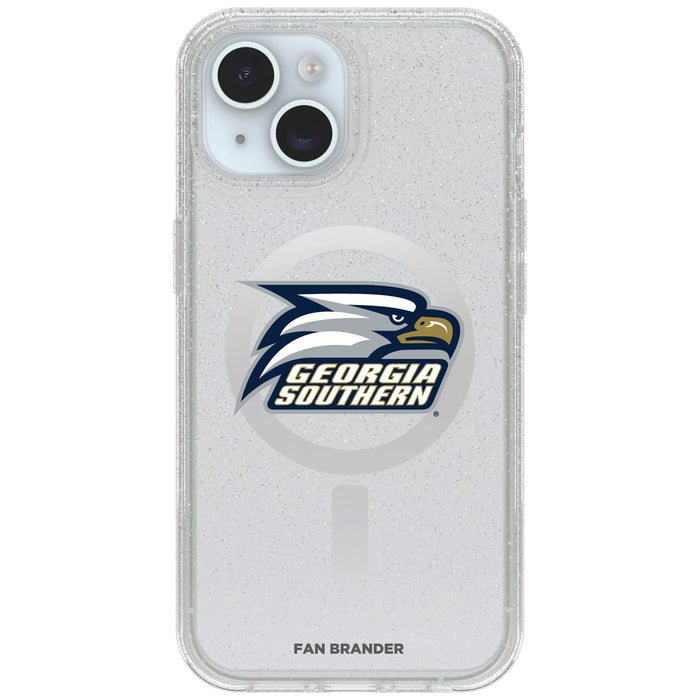 Clear OtterBox Phone case with Georgia Southern Eagles Logos