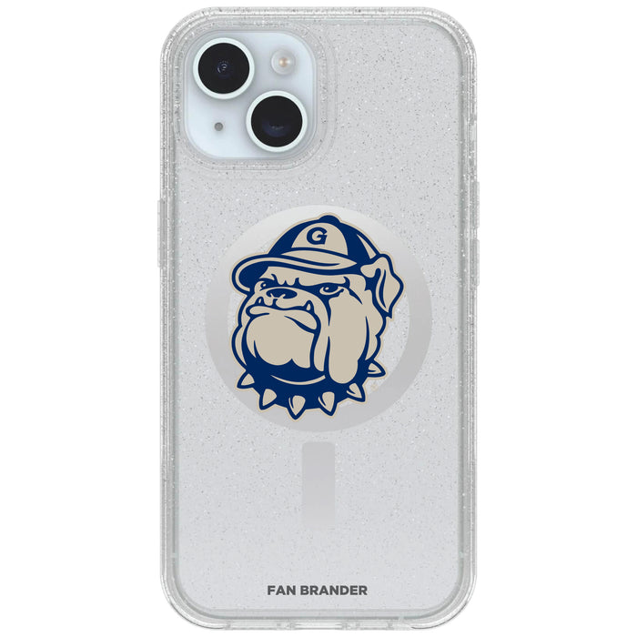 Clear OtterBox Phone case with Georgetown Hoyas Logos