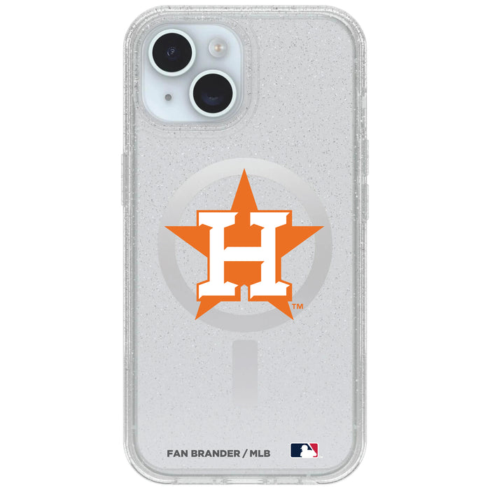 Clear OtterBox Phone case with Houston Astros Logos