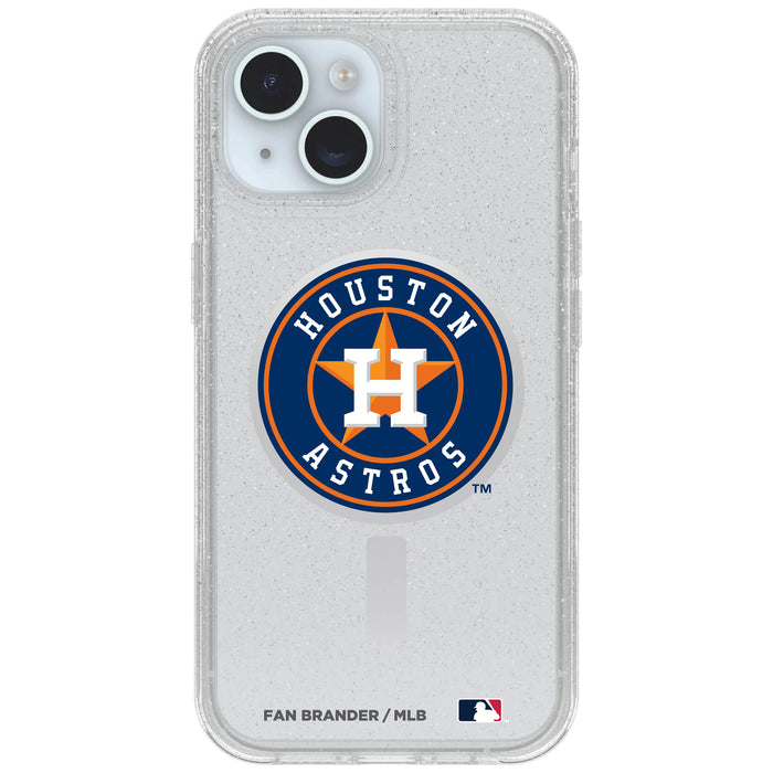 Clear OtterBox Phone case with Houston Astros Logos