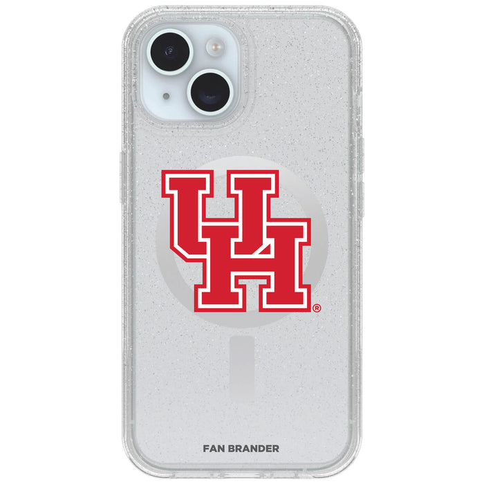 Clear OtterBox Phone case with Houston Cougars Logos