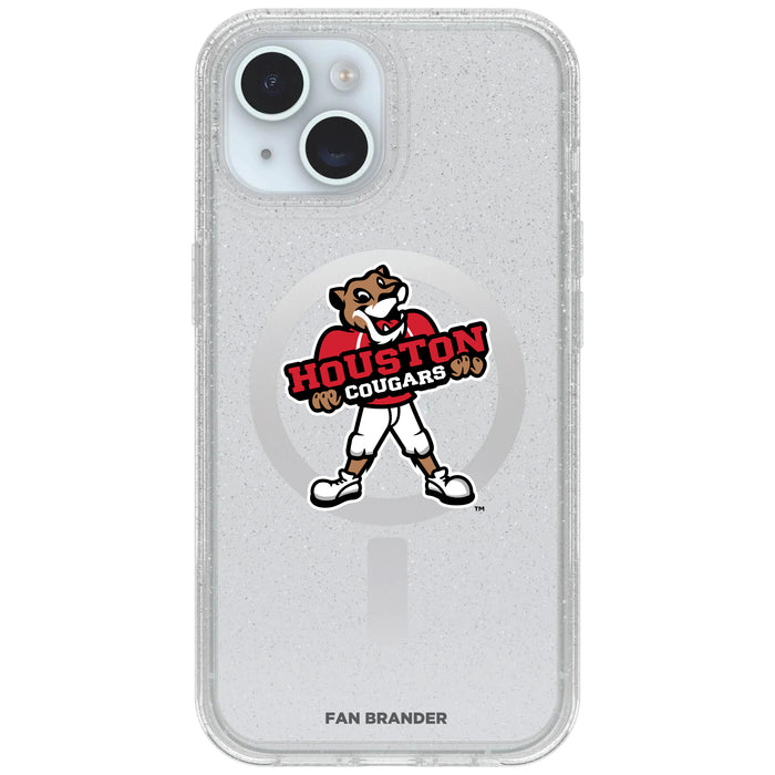 Clear OtterBox Phone case with Houston Cougars Logos