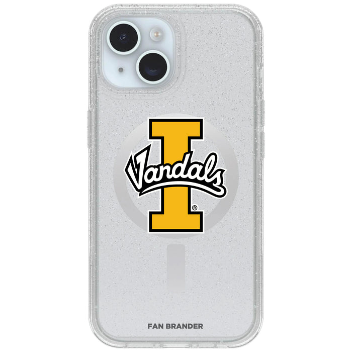 Clear OtterBox Phone case with Idaho Vandals Logos