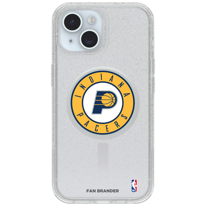 Clear OtterBox Phone case with Indiana Pacers Logos