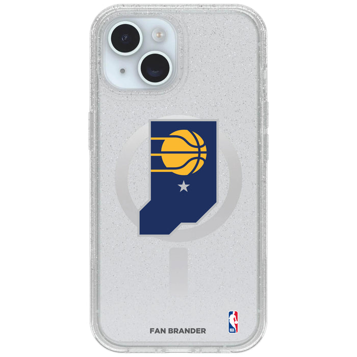 Clear OtterBox Phone case with Indiana Pacers Logos