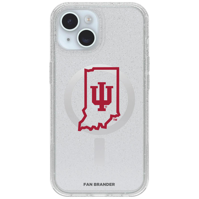 Clear OtterBox Phone case with Indiana Hoosiers Logos