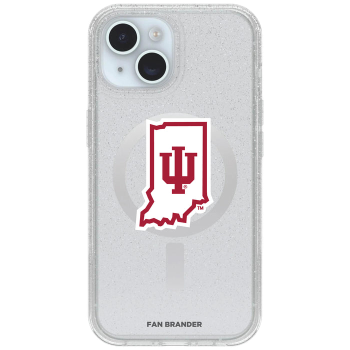 Clear OtterBox Phone case with Indiana Hoosiers Logos