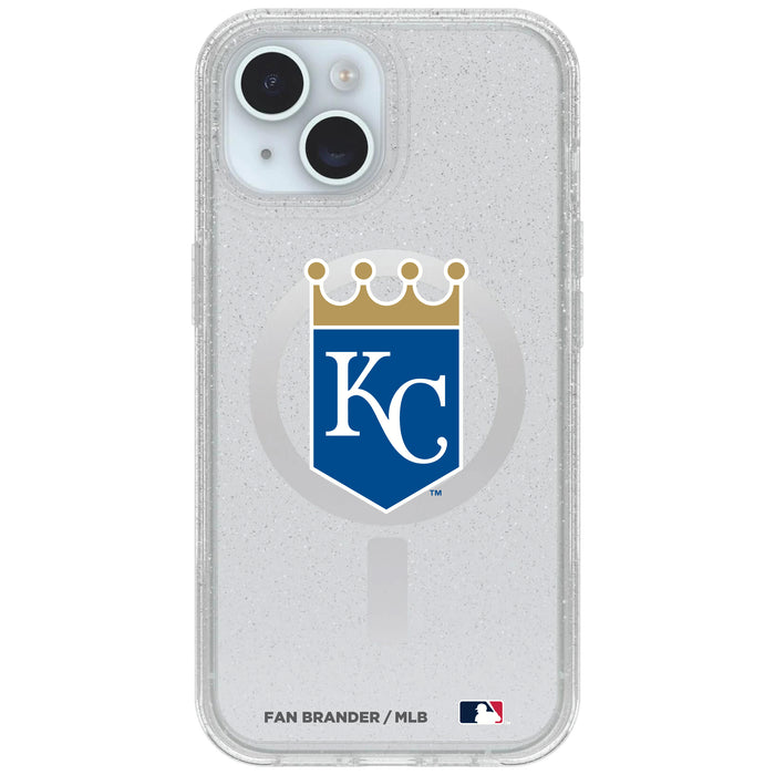 Clear OtterBox Phone case with Kansas City Royals Logos