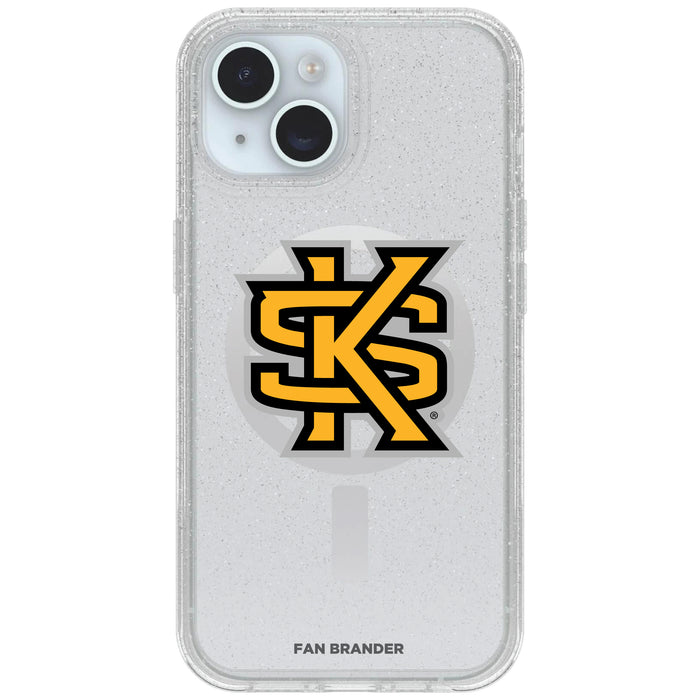 Clear OtterBox Phone case with Kennesaw State Owls Logos