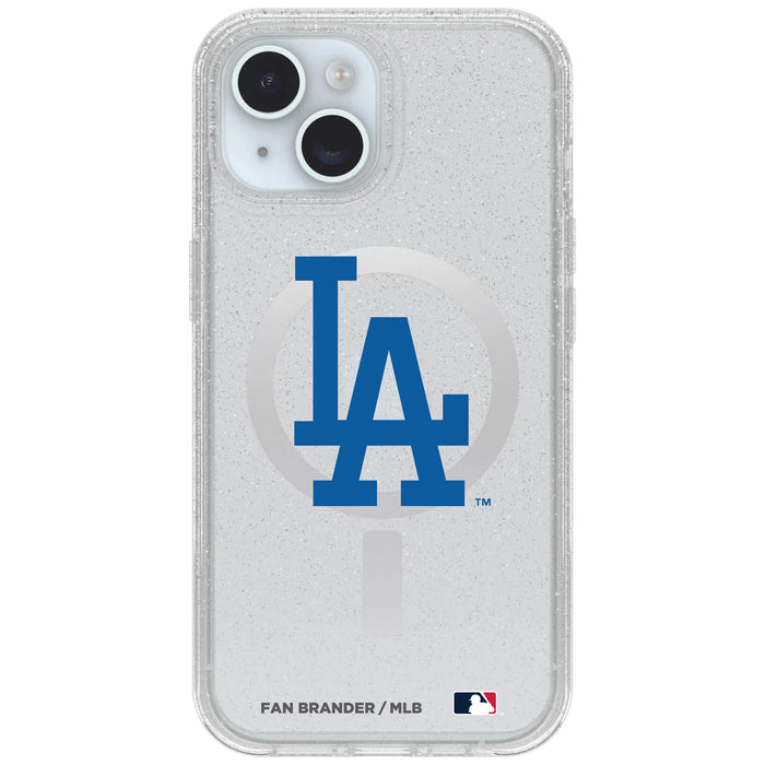 Clear OtterBox Phone case with Los Angeles Dodgers Logos