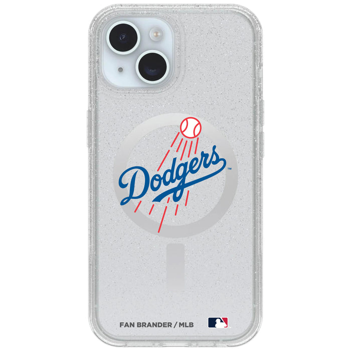 Clear OtterBox Phone case with Los Angeles Dodgers Logos