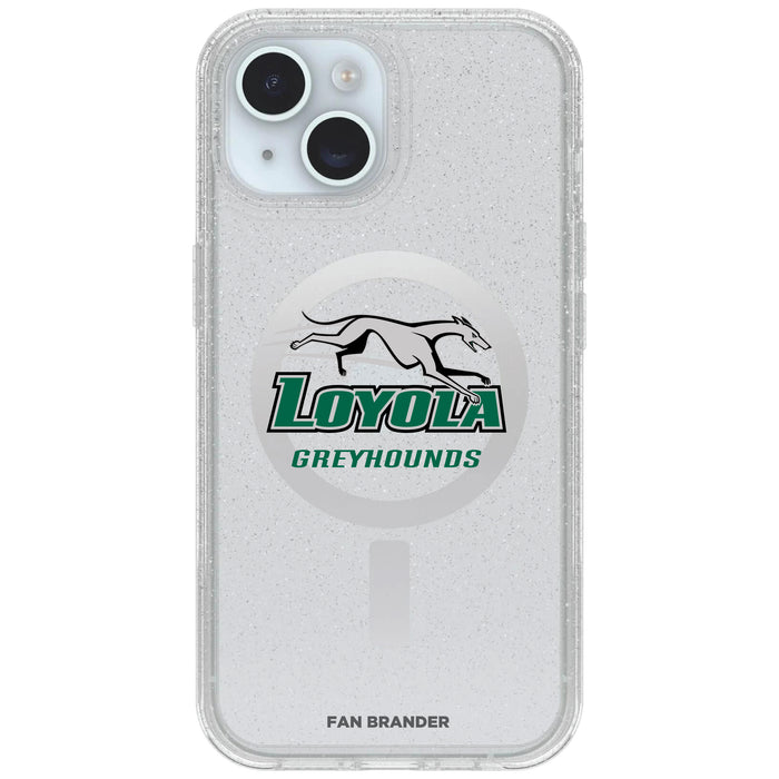 Clear OtterBox Phone case with Loyola Univ Of Maryland Hounds Logos