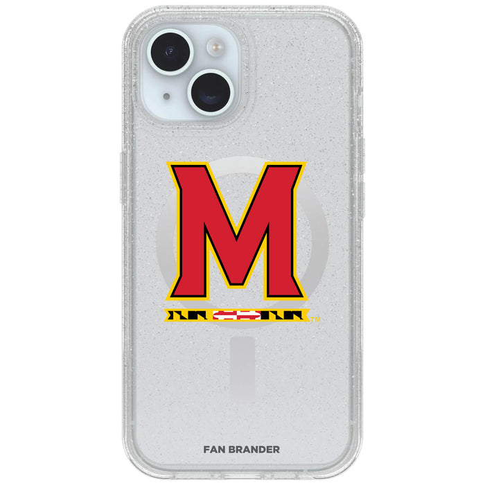 Clear OtterBox Phone case with Maryland Terrapins Logos