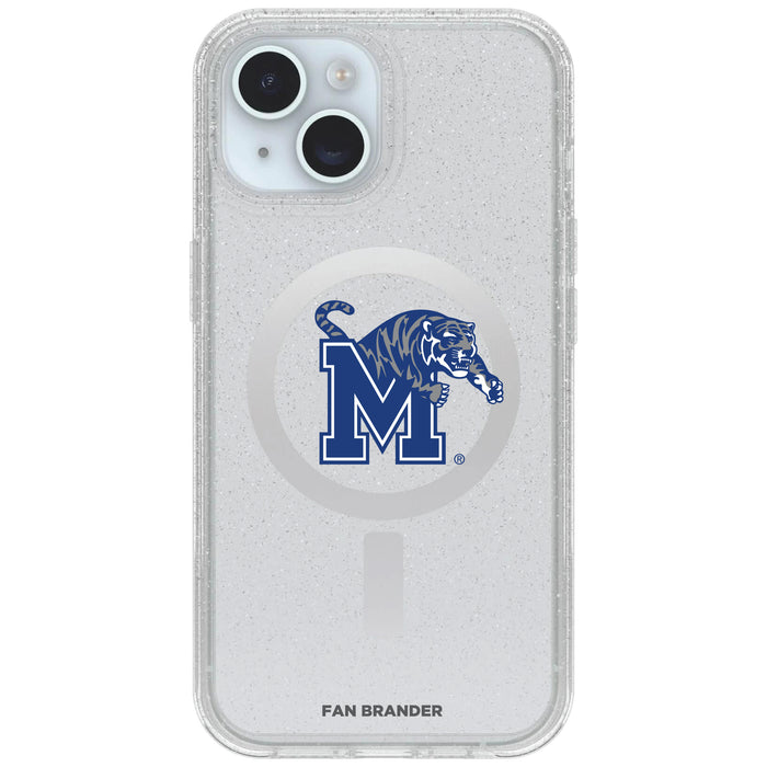 Clear OtterBox Phone case with Memphis Tigers Logos