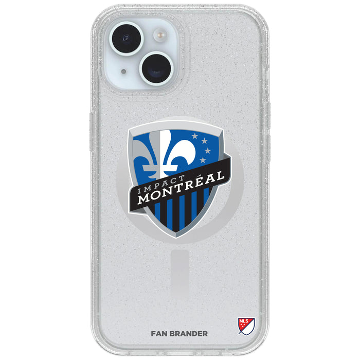 Clear OtterBox Phone case with Montreal Impact Logos