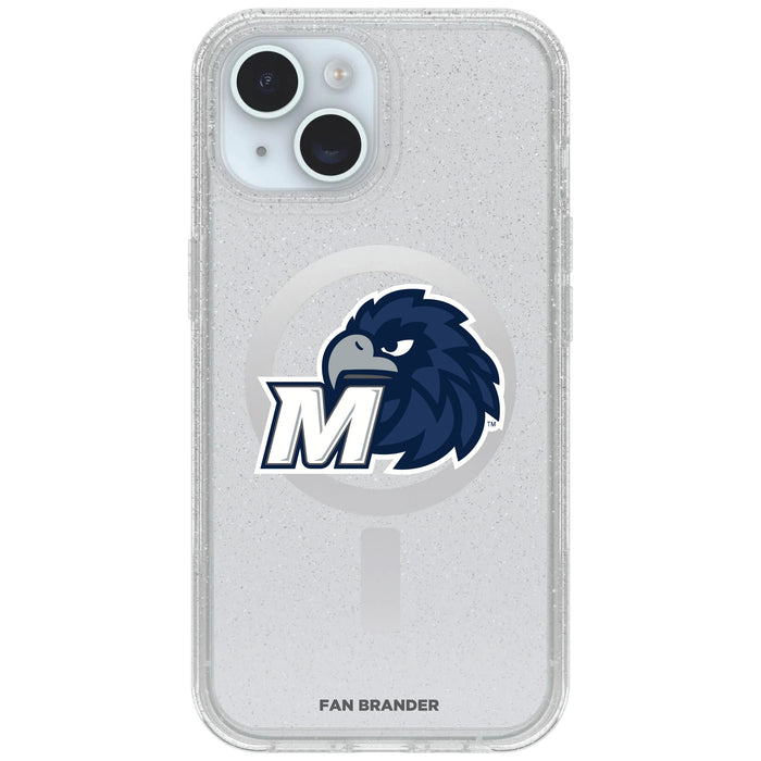 Clear OtterBox Phone case with Monmouth Hawks Logos