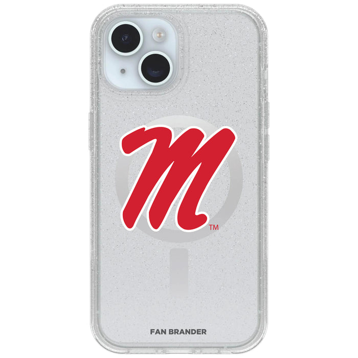 Clear OtterBox Phone case with Mississippi Ole Miss Logos