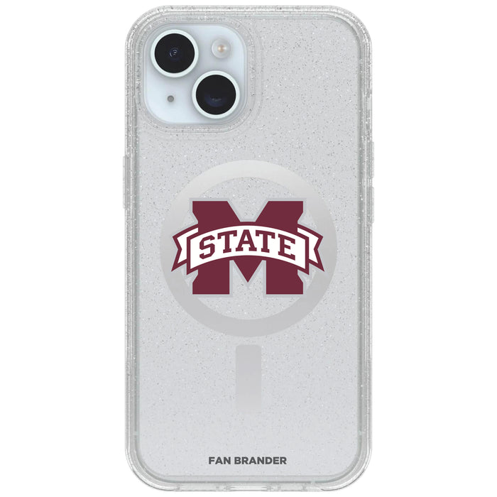Clear OtterBox Phone case with Mississippi State Bulldogs Logos