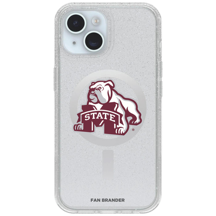 Clear OtterBox Phone case with Mississippi State Bulldogs Logos