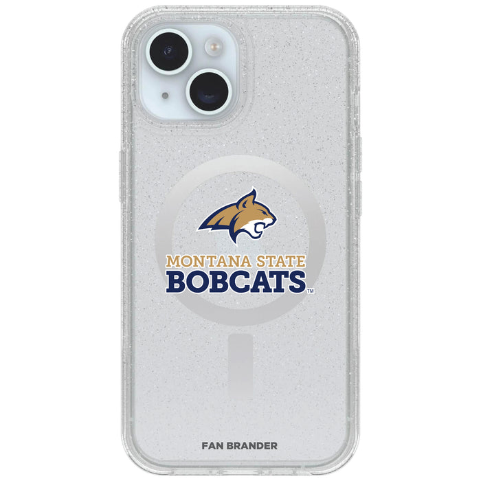 Clear OtterBox Phone case with Montana State Bobcats Logos