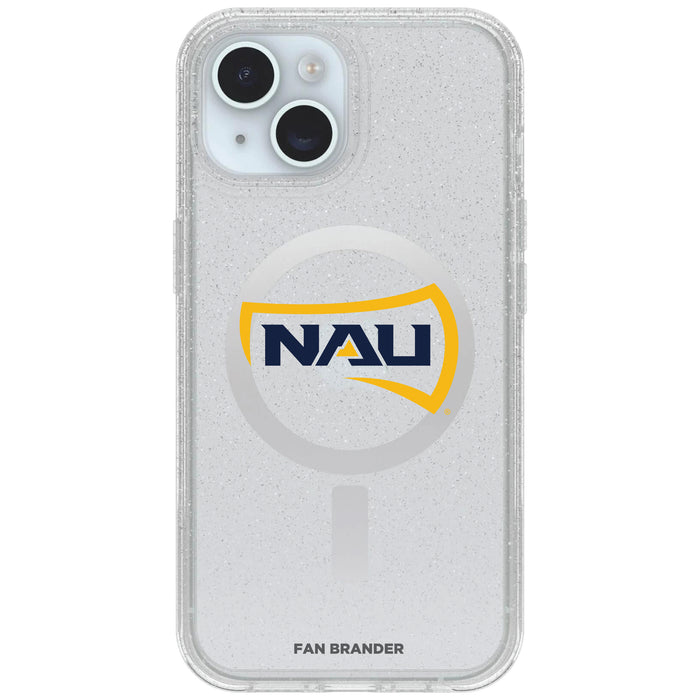 Clear OtterBox Phone case with Northern Arizona Lumberjacks Logos