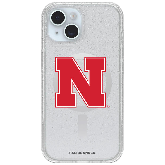 Clear OtterBox Phone case with Nebraska Cornhuskers Logos