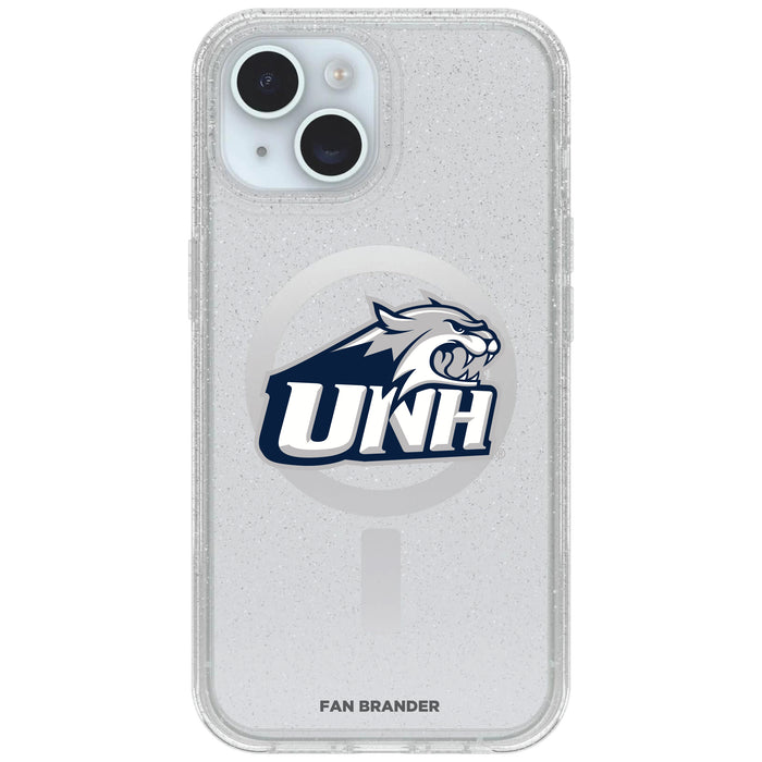 Clear OtterBox Phone case with New Hampshire Wildcats Logos