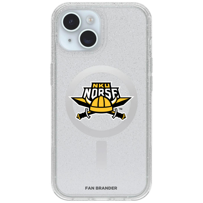 Clear OtterBox Phone case with Northern Kentucky University Norse Logos