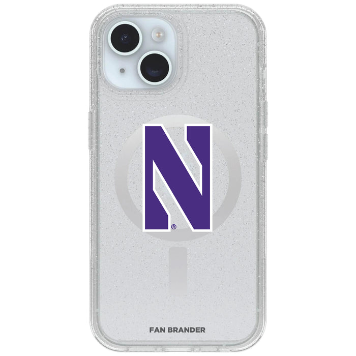 Clear OtterBox Phone case with Northwestern Wildcats Logos