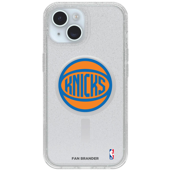 Clear OtterBox Phone case with New York Knicks Logos