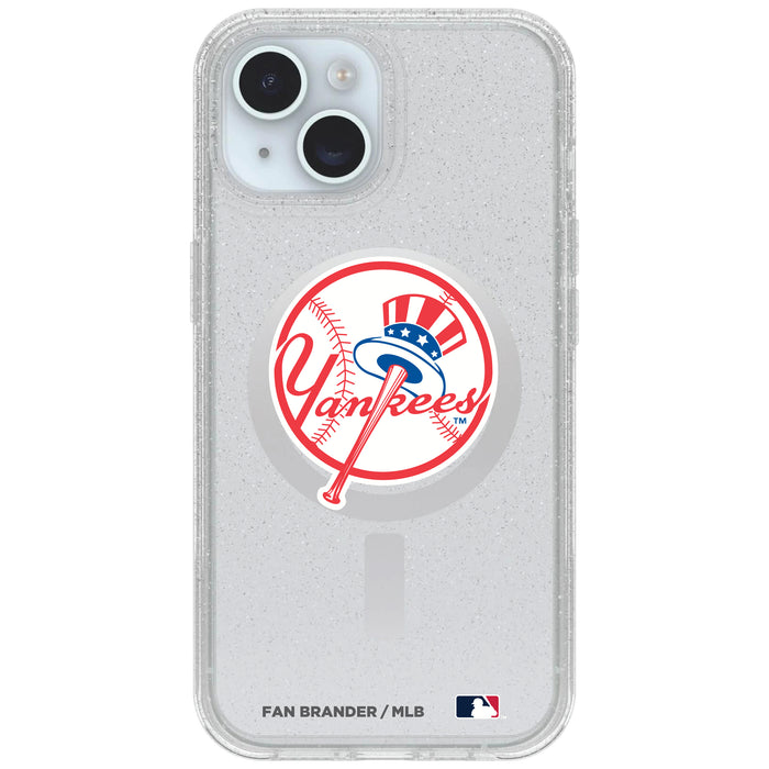 Clear OtterBox Phone case with New York Yankees Logos