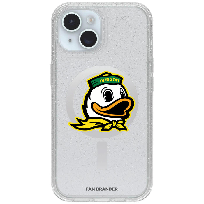 Clear OtterBox Phone case with Oregon Ducks Logos