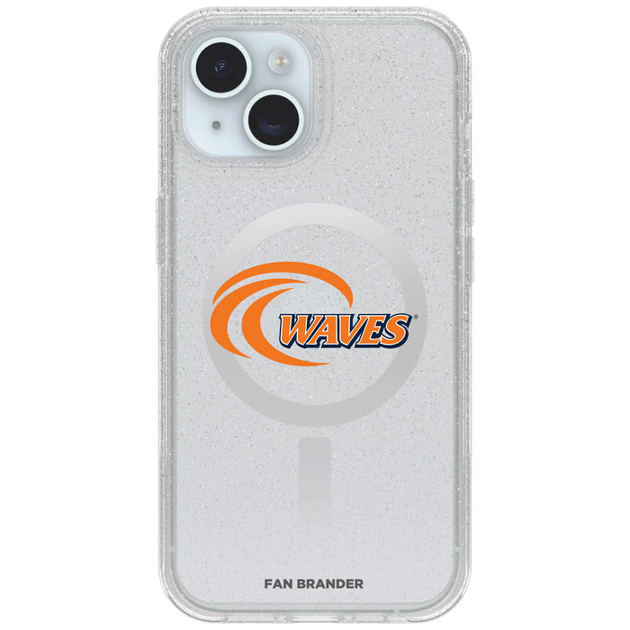 Clear OtterBox Phone case with Pepperdine Waves Logos