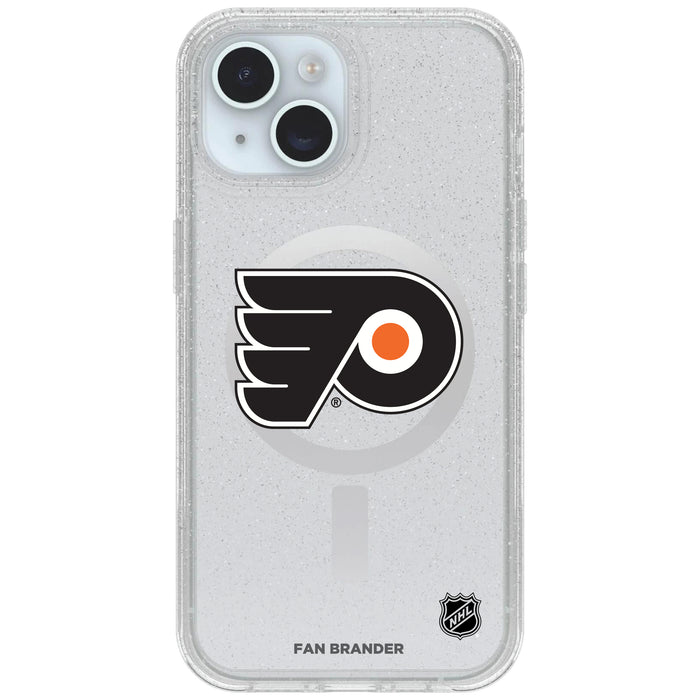 Clear OtterBox Phone case with Philadelphia Flyers Logos