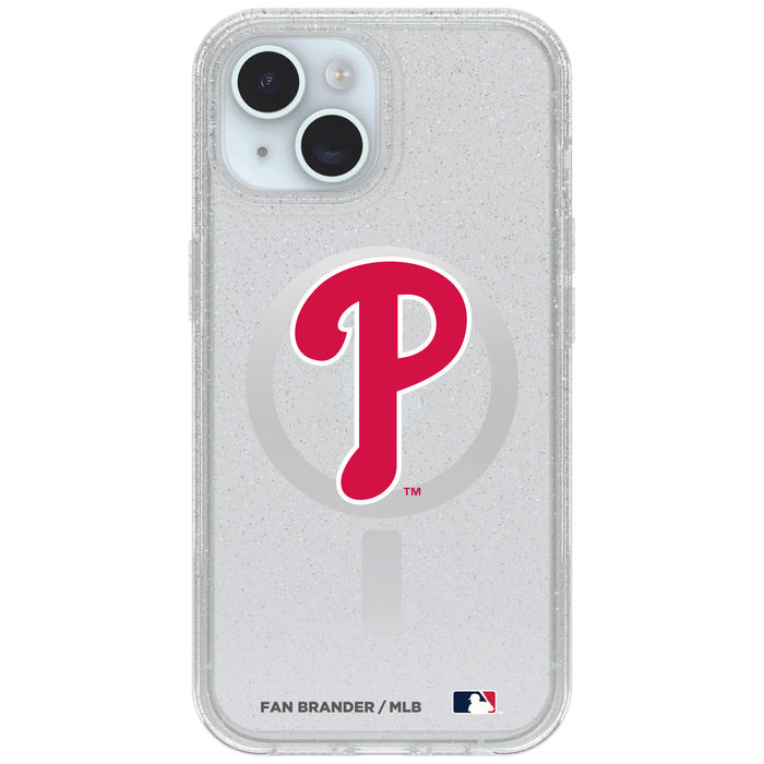 Clear OtterBox Phone case with Philadelphia Phillies Logos