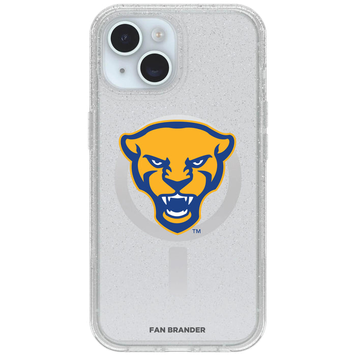 Clear OtterBox Phone case with Rhode Island Rams Logos