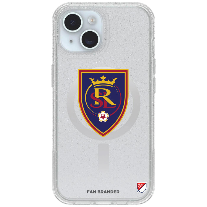 Clear OtterBox Phone case with Real Salt Lake Logos