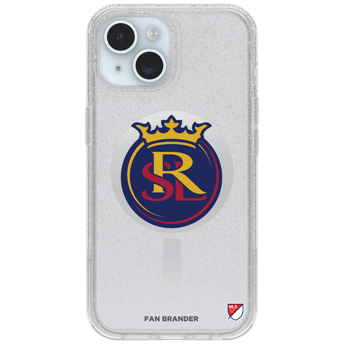 Clear OtterBox Phone case with Real Salt Lake Logos