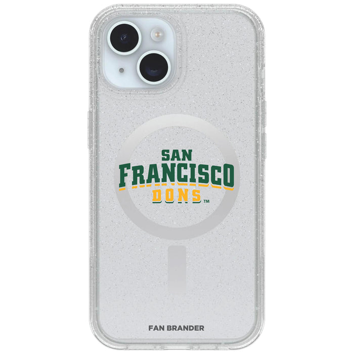 Clear OtterBox Phone case with San Francisco Dons Logos